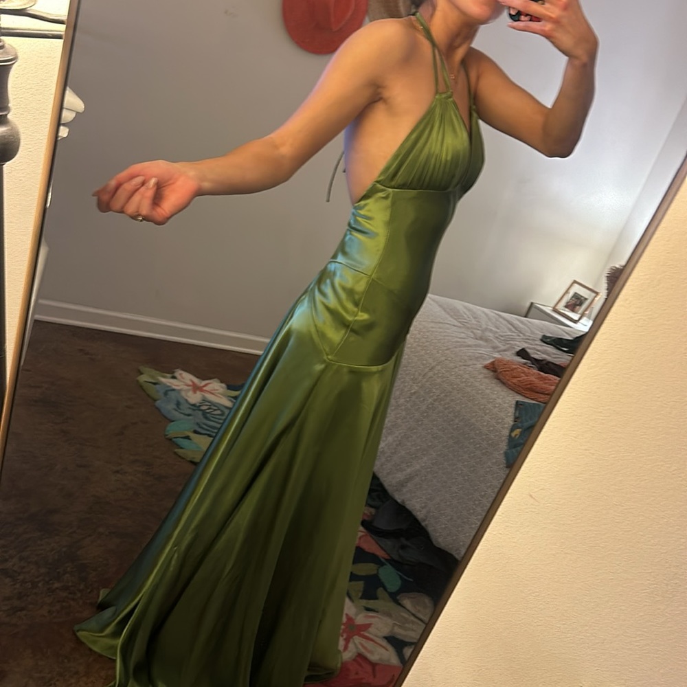 Jovani Silk Gown